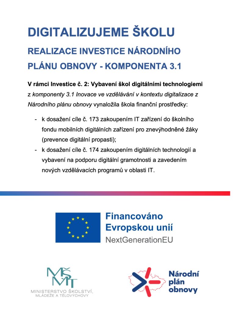 Digitalizujeme školu